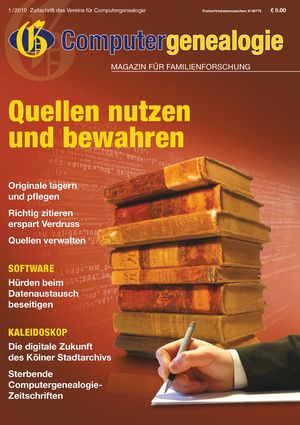 Titelbild Magazin 2010/01