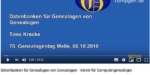 Vortrag über CompGen-Datenbanken live übertragen