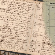Collage von archivalischen Kirchenbücher