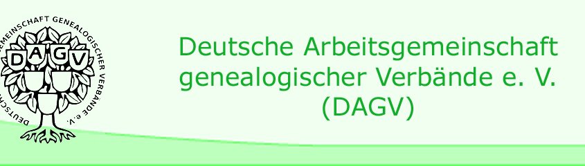 DAGV - Arbeitsgemeinschaft Genealogischer Verbände e.V.