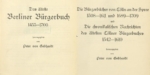 Berliner Bürgerbücher digital