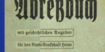 Adressbuch Kreis Grafschaft Hoya und Amt Thedinghausen 1936