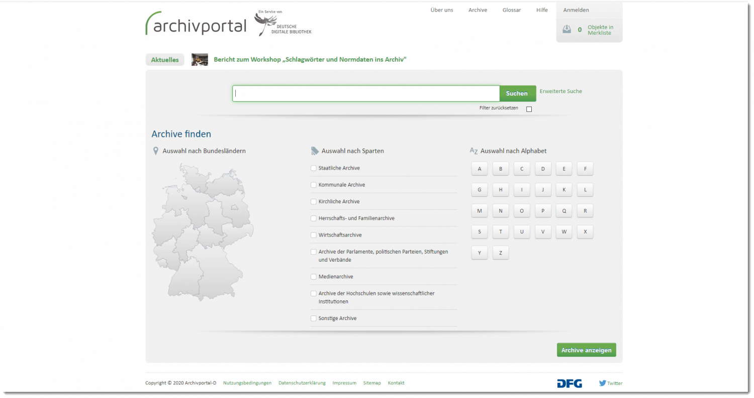 Archivportal-D: Nutzung einfach erklärt