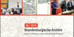 Brandenburgische Archive, Heft 36/2019