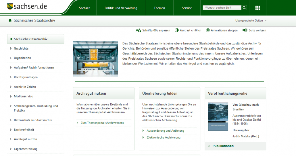 Sächsisches Staatsarchiv, Staatsarchiv Leipzig: Nutzung einfach erklärt