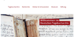 Mitten im Leben: Das Deutsche Tagebucharchiv in Emmendingen