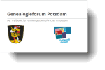 Genealogieforum Potsdam - Was ist beim GOV so schwierig?