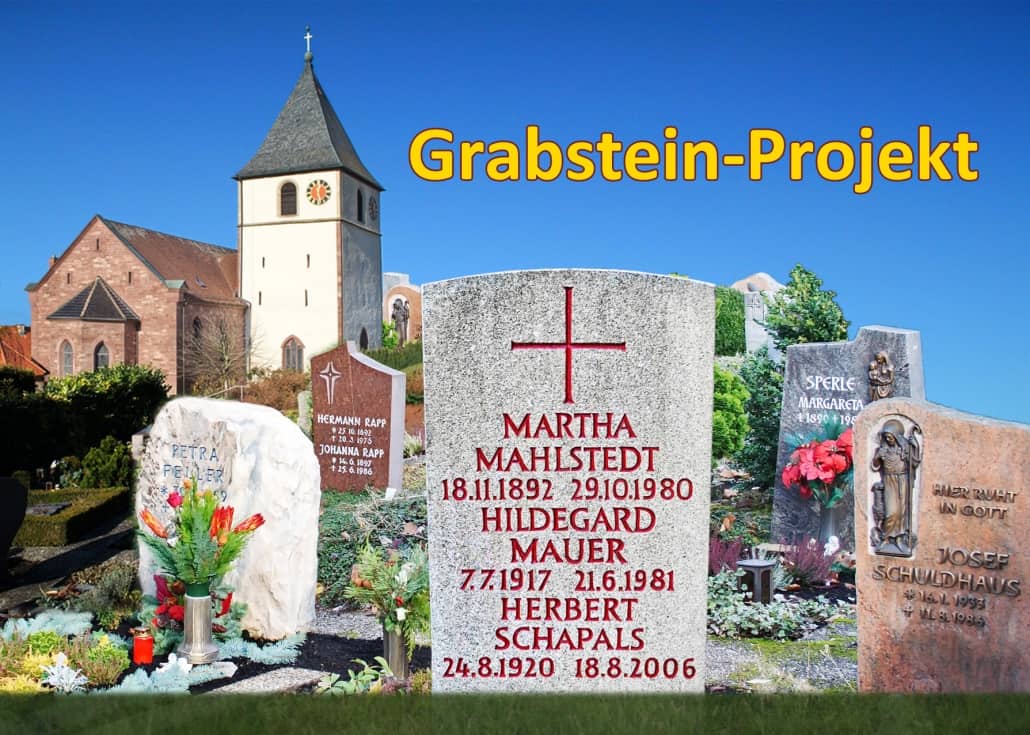 7.000 Friedhöfe im Grabstein-Projekt dokumentiert