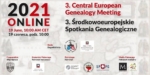 3. Mitteleuropäischer Online-Genealogentag in Warschau am 19. Juni 2021
