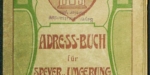 Titelseite des Adress-Buch für Speyer u. Umgebung von 1904