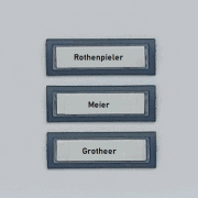 Nachnamen an Türklingel (Symbolbild)