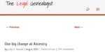The Legal Genealogist Blog
