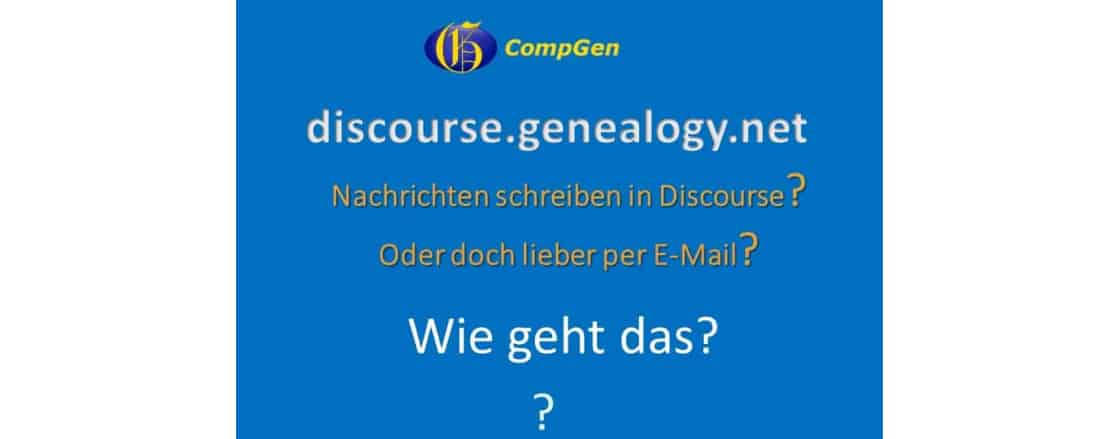 In Discourse schreiben