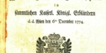 Allgemeine Schulordnung 1774