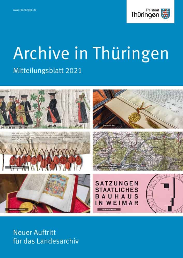 Archive in Thüringen. Mitteilungsblatt 2021