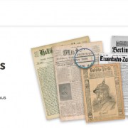 Das Deutsche Zeitungsportal bietet historische Zeitungen als Quelle für Historiker und Familienforscher