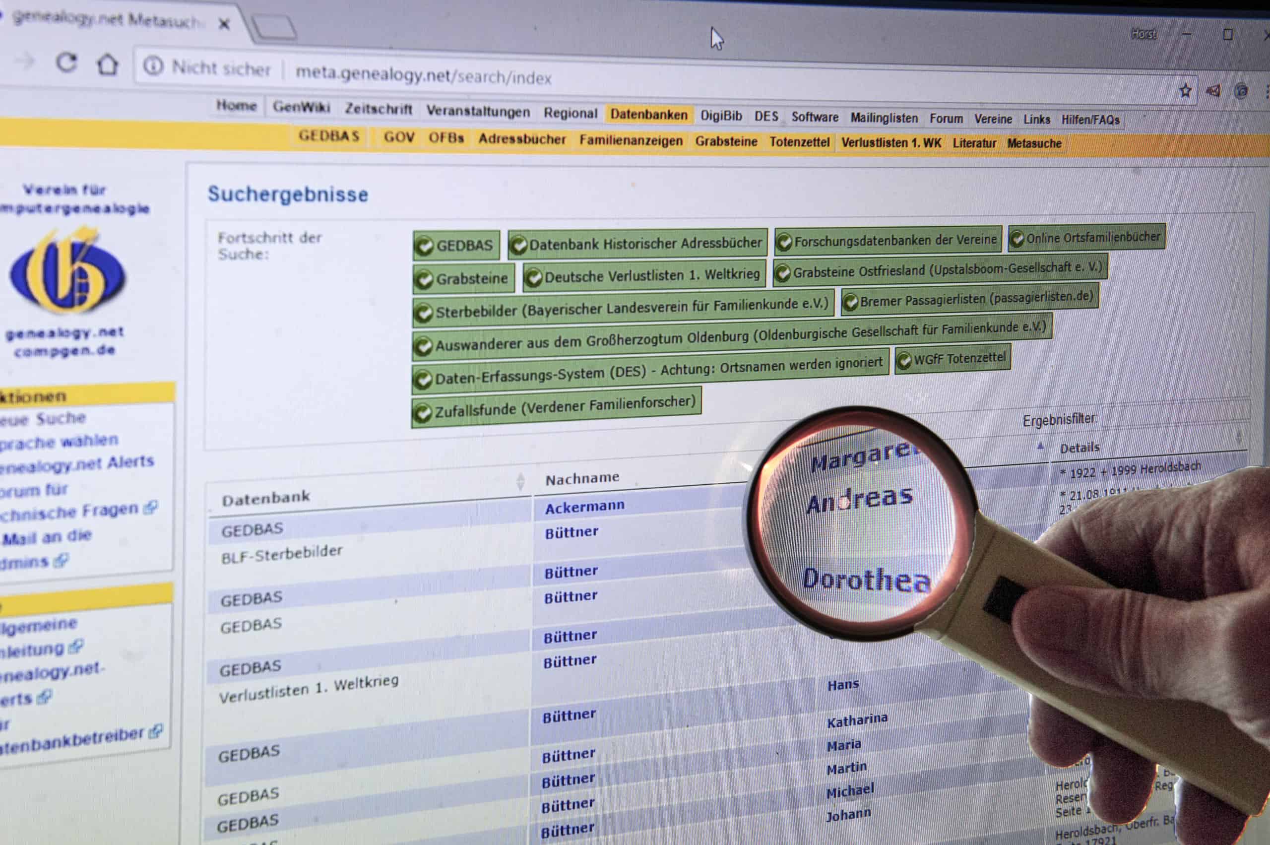 Quicktipp: Neue Suchmöglichkeiten in CompGen-Datenbanken