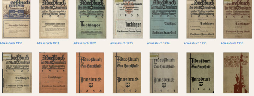 Innsbrucker Adressbücher