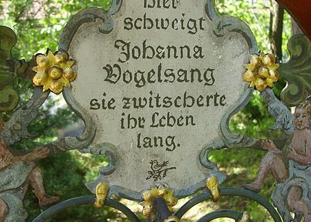 Grabkreuz auf dem Museumsfriedhof in Kramsach/Tirol