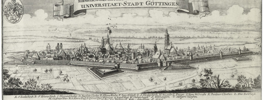 Göttingen Ansicht von Südosten 1735