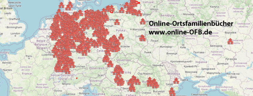 Online-Ortsfamilienbücher im Genealogie-Netz ofb.genealogy.net