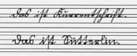 Sütterlin- und Kurrentschrift