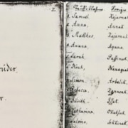 Grönland: Taufbuch der Herrnhuter Brüdergemeinde in Nuuk