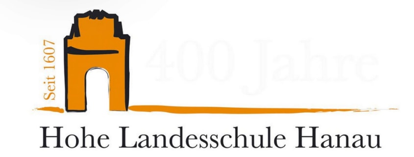 Logo: Hohe Landesschule Hanau Signet