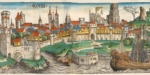Blick auf die Stadt Köln, Seite von Schedelsche Weltchronik von Hartmann Schedel, herausgegeben von Anton Koberger, Nürnberg, 1493 von Michael Wolgemut
