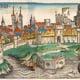 Blick auf die Stadt Köln, Seite von Schedelsche Weltchronik von Hartmann Schedel, herausgegeben von Anton Koberger, Nürnberg, 1493 von Michael Wolgemut