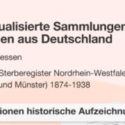 Landesarchive, FamilySearch, Myheritage