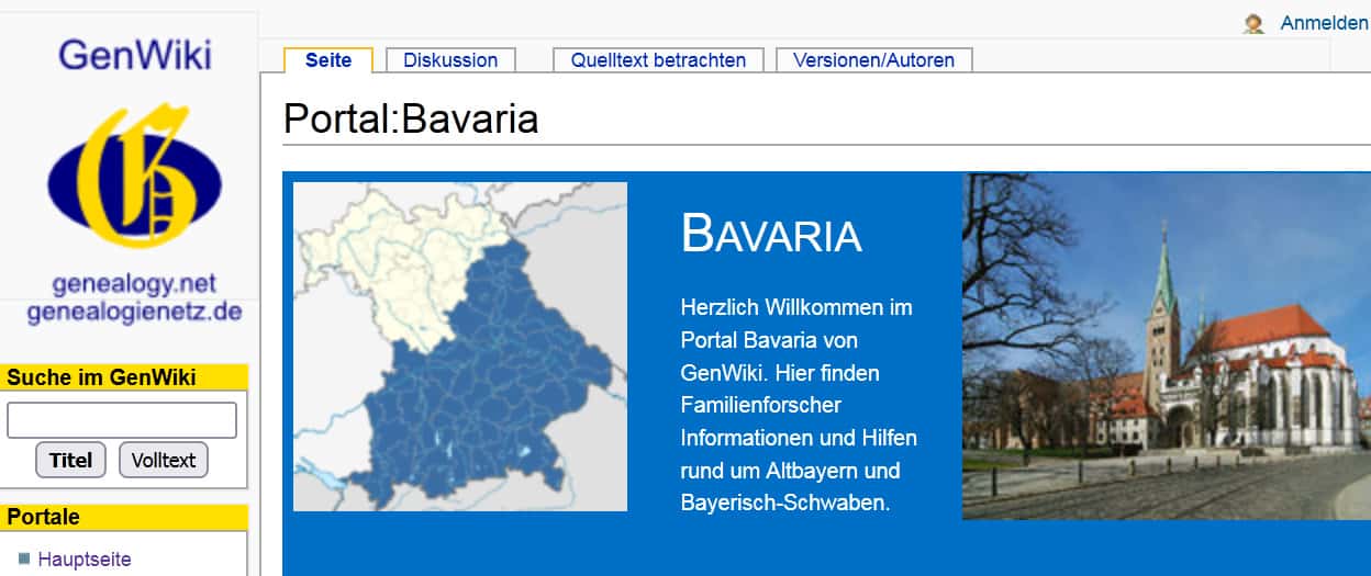 Ortsartikel im Genealogischen Wiki