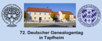 72. Deutscher Genealogentag in Tapfheim