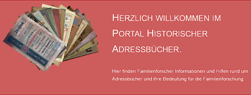 Erfasst im Portal Adressbücher