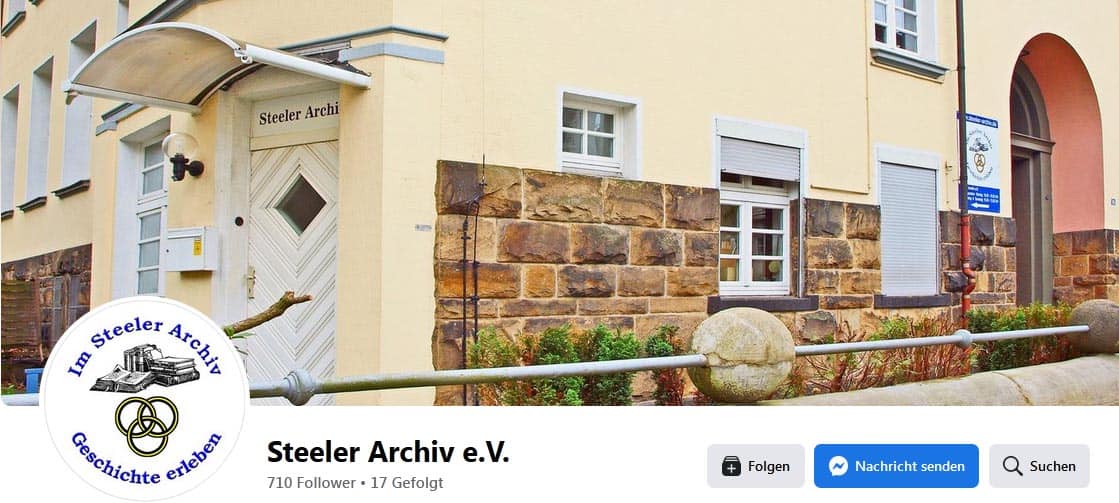 Facebook-Seite des Steeler Archivs e.V.
