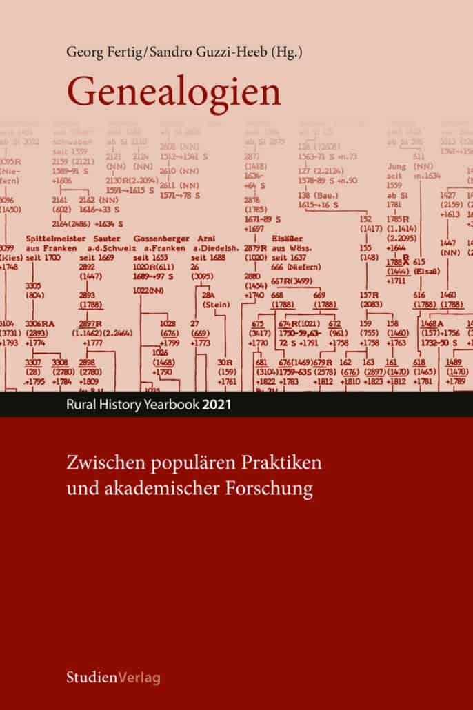 Titelseite von „Genealogien. Zwischen populären Praktiken und akademischer Forschung“