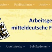 die Arbeitsgemeinschaft mitteldeutscher Familienforscher (AMF) informierte über unveröffentlichte Arbeiten von Dr. Wolfgang Huschke zu Weimarer Familien