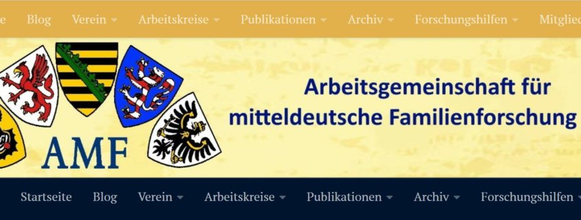 die Arbeitsgemeinschaft mitteldeutscher Familienforscher (AMF) informierte über unveröffentlichte Arbeiten von Dr. Wolfgang Huschke zu Weimarer Familien