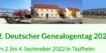 72. Genealogentag Tapfheim