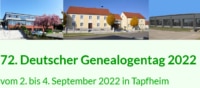72. Genealogentag Tapfheim