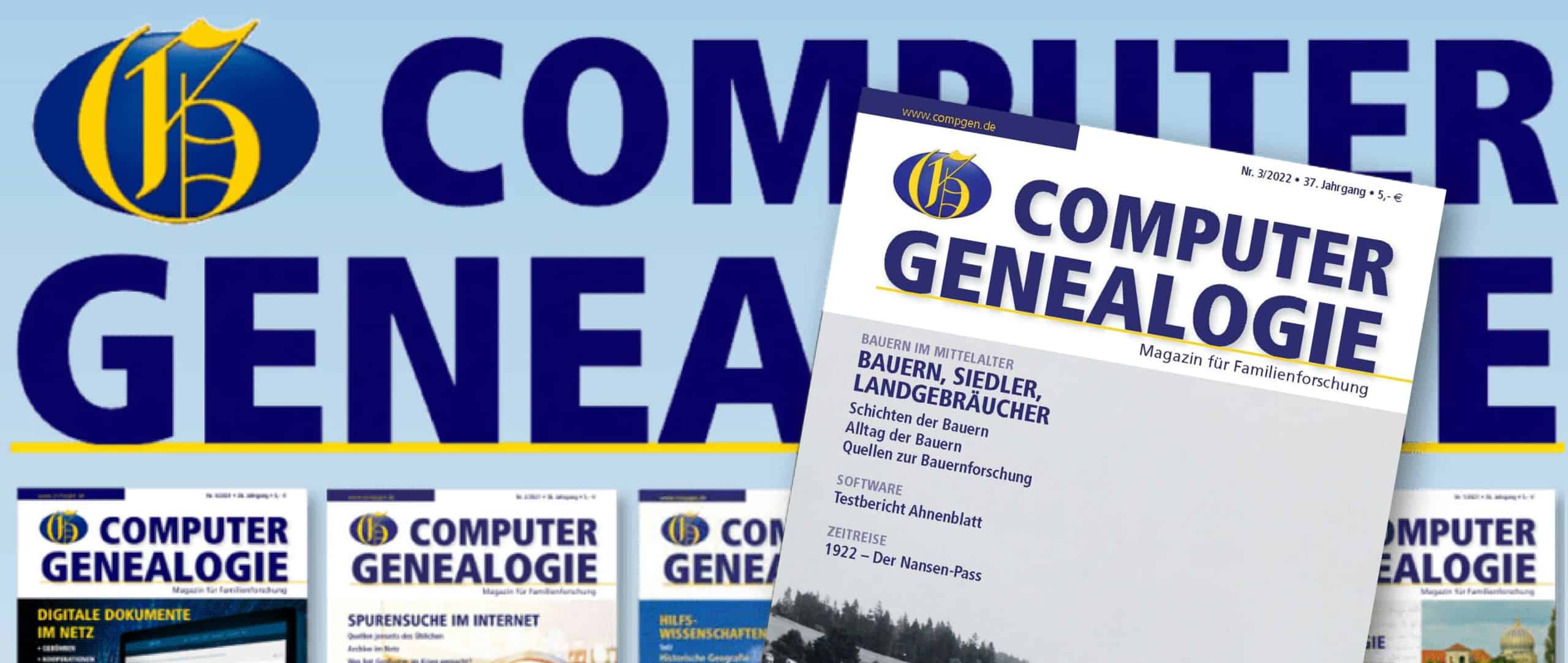 COMPUTERGENEALOGIE 3/2022