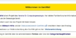 Hilfe zur Weiterentwicklung des GenWiki