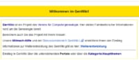 Hilfe zur Weiterentwicklung des GenWiki