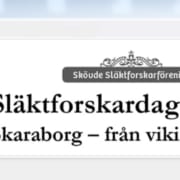 Schwedischer Genealogentag 2022 in Skövde