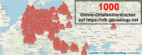 mehr als 1.000 Online-Ortsfamilienbücher