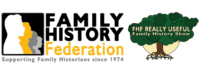 Banner der britischen Federation of Family History Societies