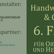 Ankündigung für Ortschronisten und Heimatforscher in Sachsen