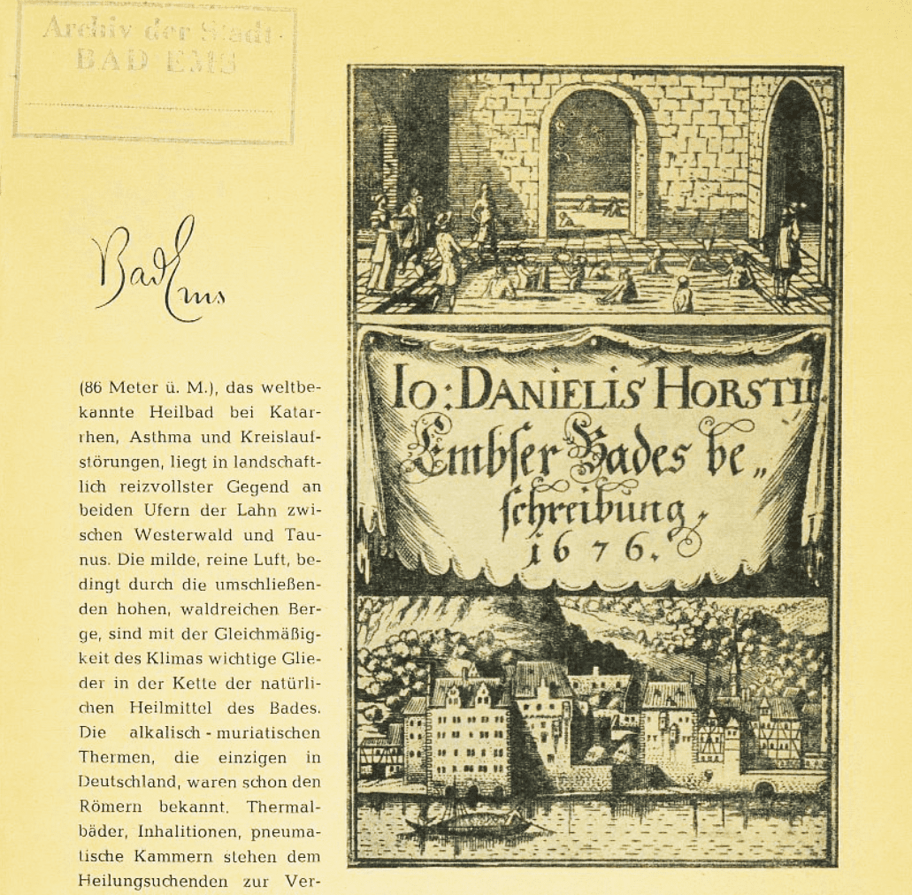 Seite aus dem Adressbuch Bad Ems 1950