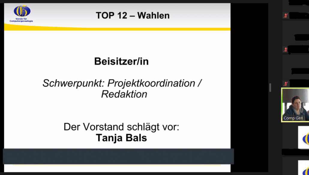 Wahlvorschlag zum CompGen-Vorstand: Tanja Bals