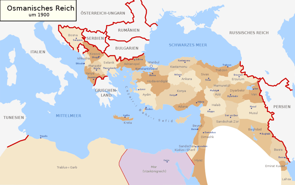 Osmanisches Reich - Vorläufer der Republik Türkei
